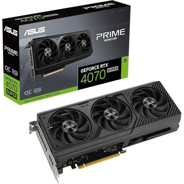 ASUS GeForce RTX 4070 Super Prime OC (12GB GDDR6X/PCI Express 4.0/2550MHz/21000MHz) + Indiana Jones