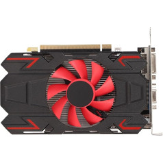 Goshyda spēļu grafiskā karte HD7670 4GB DDR5 128Bit 650MHz 1800MH HDMI DVI VGA PCI Express 2.0 16X slots Datora grafiskā karte ar vienu ventilatoru (HD7670 4GB DDR5)