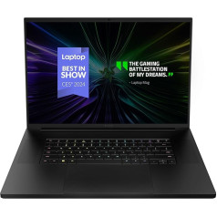 Razer Blade 18 (2024) - 18 collu spēļu klēpjdators - NVIDIA Geforce RTX 4090 - Intel i9-14900HX - 18 collu LED QHD+ 300 Hz displejs - Snap Tap (32 GB DDR5 RAM, 2 TB SSD, alumīnija korpuss) QWERTZ vācu izkārtojums