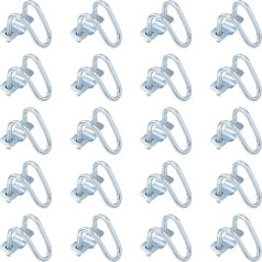 ieguves karte Vertikālie krusta savienotāji Pipe Clamp 20pcs Fits 20mm līdz 25mm krusta tērauda krusta cauruļu skava siltumnīcas markīzes rāmim