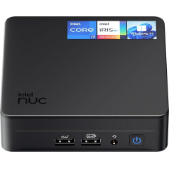 Intel NUC 13 Pro Arena Canyon Mini PC, Core i7-1360P, 32GB RAM, 1TB SSD, mini dators Windows 11 Pro biznesa mājas birojam, atbalsta 8K/Quad Display/WiFi 6E/BT 5.3/Thunderbolt 4 (NUC13ANKi7)