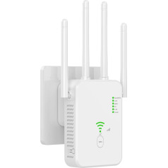 Wifi Extender Booster, 1200Mbps Wifi Router Long Range Extender 802.11b/g/n Wireless WiFi Repeater WiFi Booster 2.4G/5Ghz Wi-Fi Amplifier piekļuves punkts