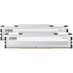 KLEVV FIT V 32GB (2x 16GB) DDR5 Gaming RAM 6000MT/s PC5-48000 bez bufera, bez ECC 1.35V CL32 atmiņas moduļu komplekts