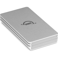 OWC Envoy Single Ultra Portable Alumīnija 10 G/s USB-C Thunderbolt saderīgs ārējais NVMe SSD disks ar 10 G/s zibspuldzi