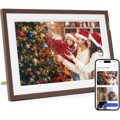 ARZOPA D10 Digital Picture Frame WiFi 10,1 collu 32 GB Bez abonementa 1280 x 800 IPS HD skārienjūtīgais ekrāns Elektroniskais bilžu rāmis Attēlu rāmis ar tālvadības pulti Koplietošana Attēlu rāmis digitālais Neierobežots fotogrāfiju un vid