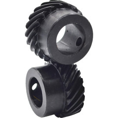 ZHENGGUIFANG ZGF-Br. 2 gab.Zobrati 1M 13T 15T 20T 45 grādu 90° slīpzobratu nobīde 6 8 10 10 12 14 15 mm urbuma diametrs (cauruma diametrs: 14 mm, zobu skaits: 1M 15 zobi)