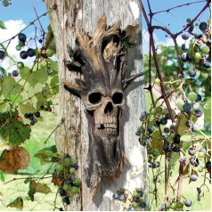 Design Toscano Evil Tree of Knowledge Wall Sculpture, Multi-Color, 6.5x24x48.5 cm