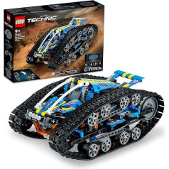 LEGO 42140 Technic App-gesteuertes Transformationsfahrzeug, ferngesteuertes Auto für Kinder, RC Offroad-Geländewagen, Modellbausatz mit 2 Seiten, Kippe es um, damit es sich transformiert