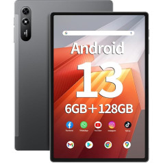 SGIN planšetdators 10,51 collu 6GB RAM 128GB ROM Skārienjūtīgais ekrāns Android 13 planšetdators ar IPS 1200x1920 FHD telefoto 5MP + 13MP Bluetooth 5.0 WiFi 2.4G/5G GPS Baterija 6200mAh