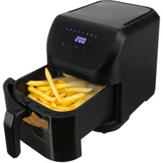 Digitālā karstā gaisa fritēze Lt 5 Slim Black