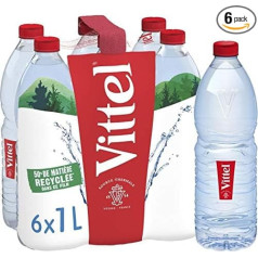 Vittel dabīgais minerālūdens 6 x 1 litrs