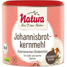 Natura Organic Carob Gum - 100g - augu saistviela ar zemu kaloriju saturu - vegāns un bez lipekļa - sabiezināšanai un saistīšanai - bez garšas