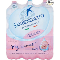 12x Природная минеральная вода San Benedetto 2 л Итальянская вода