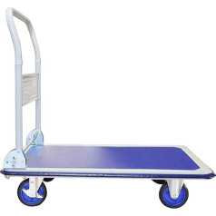 IQE - Industrial Quality Equipment Platform Trolley PFW-E-250, kravnesība 250 kg, salokāms, iekraušanas zona: 910 x 610 mm, transportēšanas palīgierīce ar riteņiem un stāvbremzi, pretslīdošs pārklājums