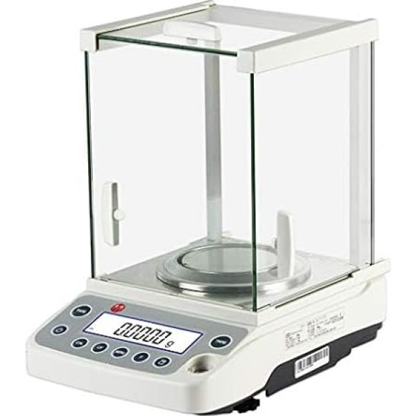 Hanchen Analytische Waage 220g/0,0001g Hochpräzise Labor Feinwaage Analytical Balance Scales für Labor Apotheke Juwelier Chemiefabrik Schule 220V