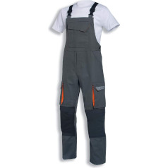 Uvex Metal 8941 Men's Work Trousers - Grey/Orange Men's Dungarees