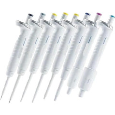 Laborpipetten Einkanalige Pipette mit einstellbarem Volumen, 0,1-2,5 μL ~ 1-10 MLLab Mikropipette, Laborpipette, Pipette, Tropfer Hohe Präzision(100-1000uL)