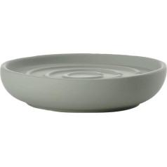 Zone Denmark Nova One ziepju trauks, porcelāna ziepju trauks ar Soft Touch pārklājumu, diametrs 11 cm, augstums 2,5 cm, matcha zaļš