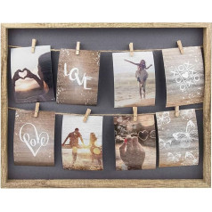 Galerija Solutions bilžu rāmis kolāžai ar skavām, 8 fotogrāfijas à 10 x 15 cm, daba