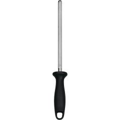 ZWILLING tēraudi un asināmie instrumenti Asināšanas tērauds (sintētisks rokturis, melns) 21cm