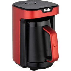 Fakir 9257001 Kaave Mono - turku mokas automāts mājai un birojam I Elektriskais kafijas automāts ar mērkaroti I Viena pieskāriena vadība I 280 ml tvertne 4 tasītēm I Sarkans I 535 vati