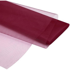 PATIKIL Tüllstoffrollen, 137,2 cm x 9,1 m, Stoffspule, Tüllband, Netzbolzen für Bastelarbeiten, Hochzeitsfeiern, Dekorationen, Tutu-Röcke, Tischröcke, Geschenkverpackungen, Burgunderrot
