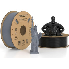 Creality Hyper PLA filaments melns un pelēks 2 kg