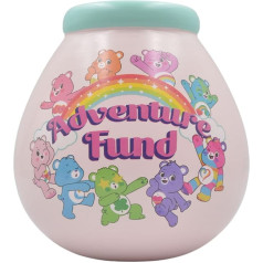 Pots of Dreams Smash keramikas naudas kastīte, Care-Bears Adventure Fund, daudzkrāsaina, viens izmērs