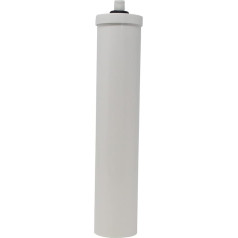 Doulton W9125010 CleanSoft dzeramā ūdens filtra kasetne ar 10 collu BSP vītni Double Duo korpusiem, balta, ar kaļķakmens kaļķakmens samazināšanas funkciju