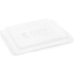 E-Cloth Recycled Window Cleaning Set - 2 салфетки, экологически чистые, переработанные для очистки водой без разводов и химикатов - впитывающие, многоразовы