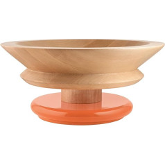 Alessi ES15 1 bļoda ar baskoka lakotu pamatni, Orange 100 Values Collection, tērauds, Anaranjado