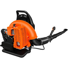 63 cm3 benzīna lapu pūtējs, pārnēsājams, ASUNCELL bezvadu dārza pūtējs, mugursomas motora pūtējs, 2 taktu pūtējs 665CMF ar polsterētām nēsāšanas siksnām Lapu pūtējs terases, dārzu pūtējs