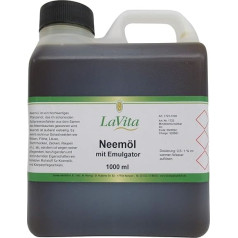 Lavita Neem eļļa ar emulgatoru, gatava lietošanai 1000 ml