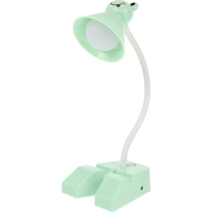 OSALADI 1 x lasīšanas lampa uz gultas LED galda lampa Gudrs galda lampa Gudrs lampa Kawaii LED multiplikācijas lampa Acu aizsardzības lampa Lasīšanas gaisma Dāvanu mobilā tālruņa turētājs Acu gaisma USB bērns