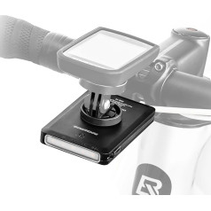 Rockbros 2in1 priekšējais velosipēda apgaismojums 150lm zem letes ar powerbank 5000mAh IPX6 - melns