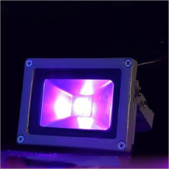 LED UV gēla cietināšanas lampa, 100W 300W 365nm 405nm 395nm LED UV gēla cietināšanas lampa Ultravioletās gaismas drukāšanas mašīna Resin Ink Colour Screen Printing 3D printeris, viegli lietojams (Plug_405NM_100W)