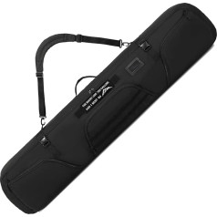 FRETHIND Travel snowboard bag, 163 cm, polsterēta slēpju soma, slēpju soma slēpošanas zābakiem, slēpošanas kostīms, slēpošanas inventārs