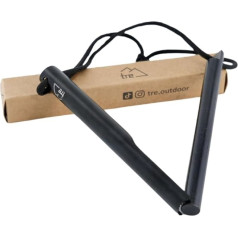 tre® Fire Steel Flint XXL - augstas kvalitātes ugunsgrēka kurinātājs ar ergonomisku aizdedzes mehānismu - optimāla enerģijas pārnese, kompakts dizains, mūža garantija, āra, kempinga, uguns un izdzīvošanas aprīkojums
