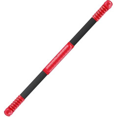 Augstas frekvences vibrācijas šūpoļu stienis muskuļu stiprināšanai daudzfunkcionāls fitnesa vingrinājumu stienis (sarkans, 90 cm)