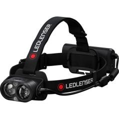 Ledlenser H19R Core Head Torgh 3500 lūmeni, 300 metru gaismas diapazons, 20 stundu gaismas ilgums, uzlādējams ar akumulatoru, ar sarkanu gaismu