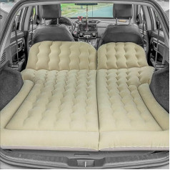 Chynalys SUV pneimatiskā gulta Sleep Travel Camping piepūšamās gultas matracis automašīnas aizmugurējā sēdekļa guļvietas ar gaisa sūkņa komplektu, 650 lbs gaisa matracis piepūšamais matracis ar 2 spilveniem kempinga ceļojumiem