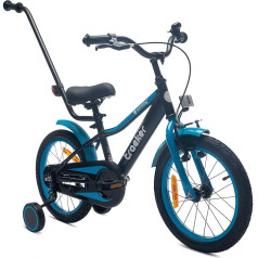 Sun baby Zēnu velosipēds Bērnu velosipēds 14 un 16 collu zēnu Tiger Tracker Bike Viegls stabilizators ar Push Bar no 2-6 gadiem BMX velosipēdu bērniem