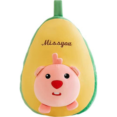 Iouyjiu Charming Design Travel Pillow, daudzfunkcionāls, dzīvnieku spilvens, plīša ceļojumu sega ar spilvenu. Augļu zaķa spilvens un mešanas sega 40 x 30 x 12 cm iekštelpām, āra telpām, daudzkrāsains.