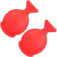 TOVINANNA 2St Fischlippenfüller aus Silikon Dash Eierkocher Mini Hausbett Neonbrille Die lippenpflege lippenvergrößerung Lippenverstärker für Frauen praktische Lippenverstärker Kieselgel rot