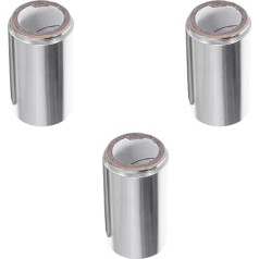 Beavorty 3 Rollen Haar färbemittel Dauerwelle Alufolie Haarfärbemittel-Set Wurzelkamm- Gel Zinn matu ieveidošanas matu krāsas werkzeug Strähnchenfolie für das Haar Salon Alufolie Silver