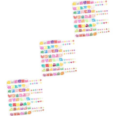 FRCOLOR 12 kastes Nagu mākslas pērlītes bērniem Mobilais tālrunis bērniem Tonnail augļu amatniecības plāksteris DIY diski Mīlestība Mīkstās keramikas epoksīda nagu mikroshēmas Dekorē polimēra mālu