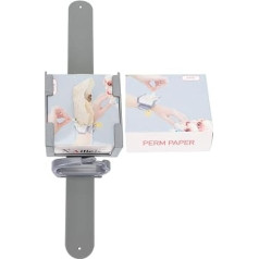 Beatifufu 1 komplekts Pārnēsājamā rokas perm Praktiskā perm papīra perm papīra frizētavas papīrs Frizētavas piederumi Silikona rokas siksnas instruments Matu kopšanas piederumi Frizētavas piederumi Sports