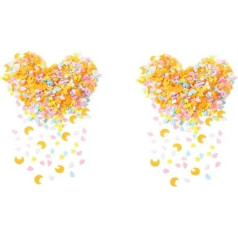 Anneome Pack of 2 1 DIY Tālrunis polimēra māla apvalks Cute Chips Case Dekorācijas rotājumi dekori Charms Bag Multi šķēles ornaments