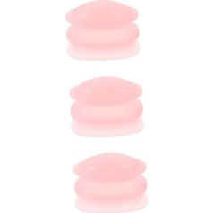 FRCOLOR Lip Plumper Lip Enhancer rīks lūpu uzpildīšanai Lūpu uzlabotājs lūpu sūkšanai Vannas istabas darba virsmas organizators Mouth Plumper Pink Silica Gel Pack of 3