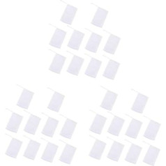 Housoutil 30 Stk seifensäckchen handgefertigtes Seifennetz Schminktasche aus Nylon Kosmetiktasche Make-up-Taschen Reinigungsschaumnetze Duschschaumnetze Handbuch Seifenbeutel erröten Weiß
